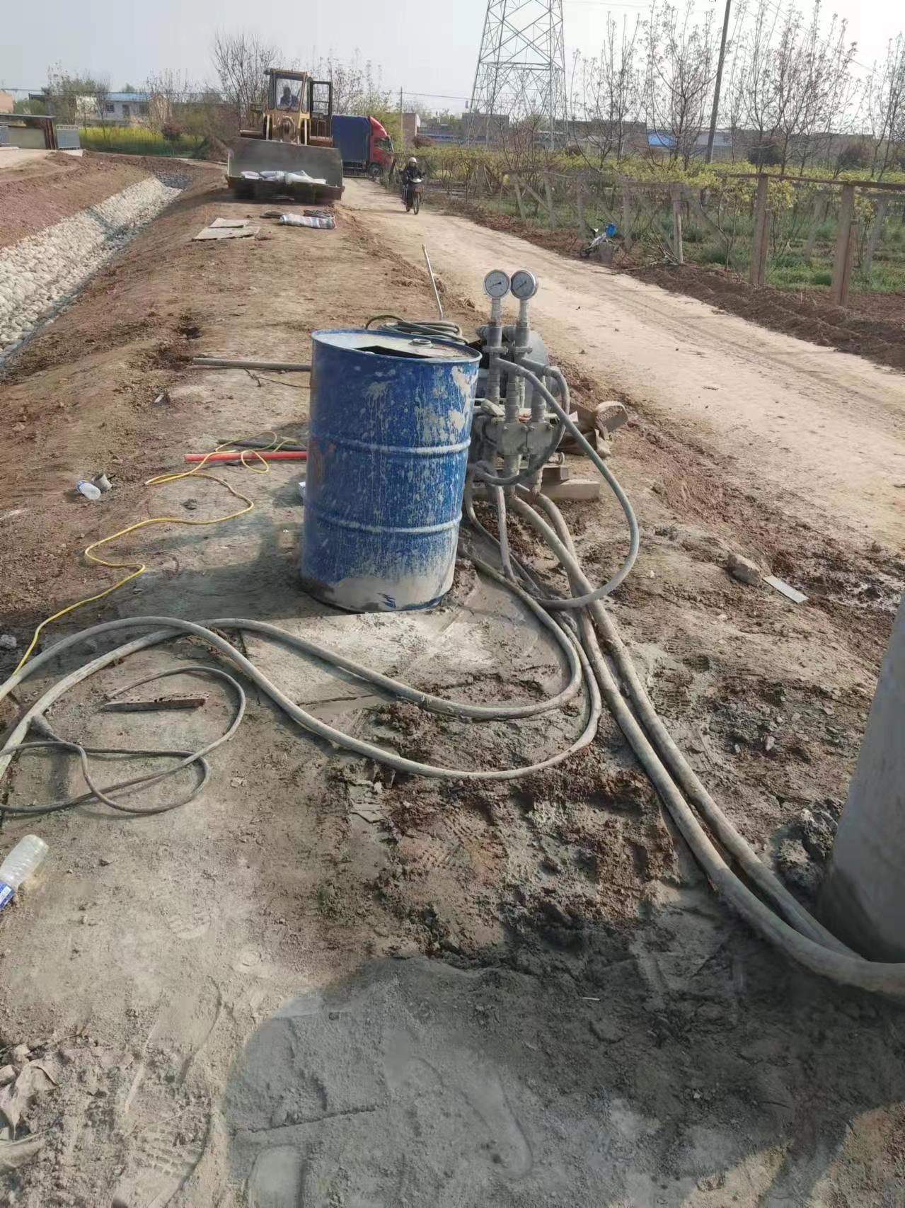 后湖管理区顶管注浆